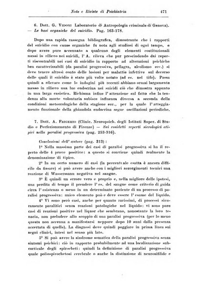 Rassegna di studi psichiatrici