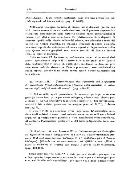 Rassegna di studi psichiatrici