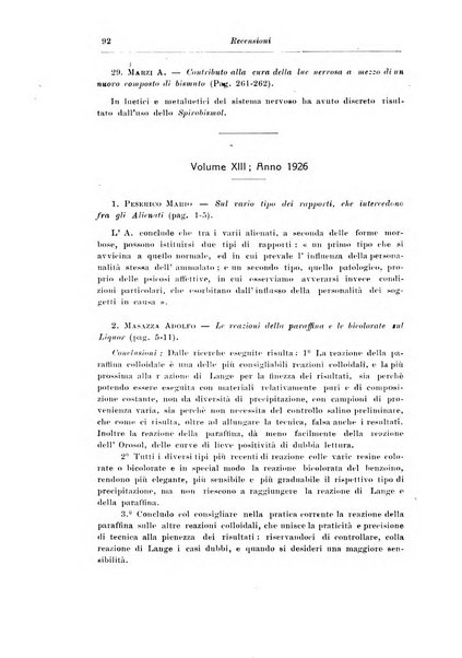 Rassegna di studi psichiatrici