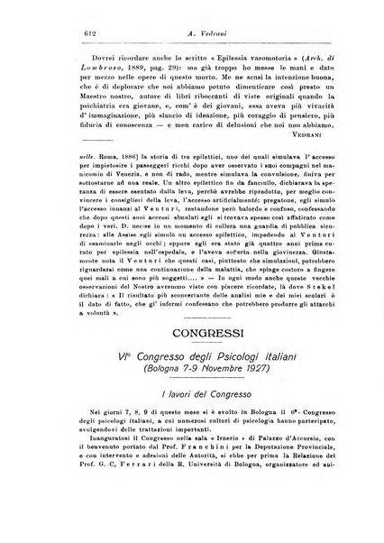 Rassegna di studi psichiatrici