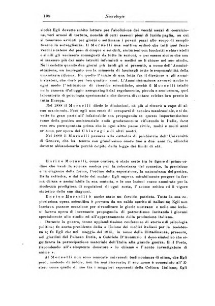 Rassegna di studi psichiatrici