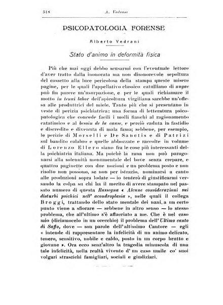 Rassegna di studi psichiatrici