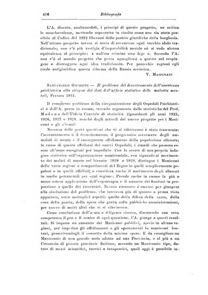 Rassegna di studi psichiatrici