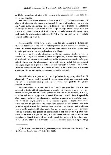 Rassegna di studi psichiatrici