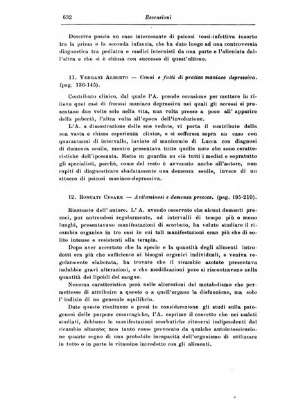 Rassegna di studi psichiatrici