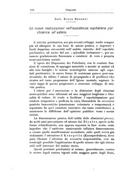 Rassegna di studi psichiatrici