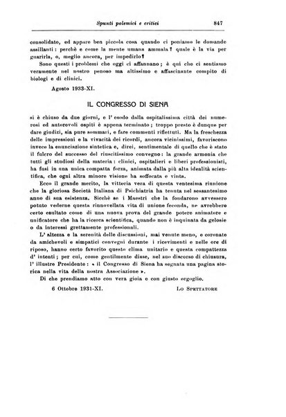 Rassegna di studi psichiatrici