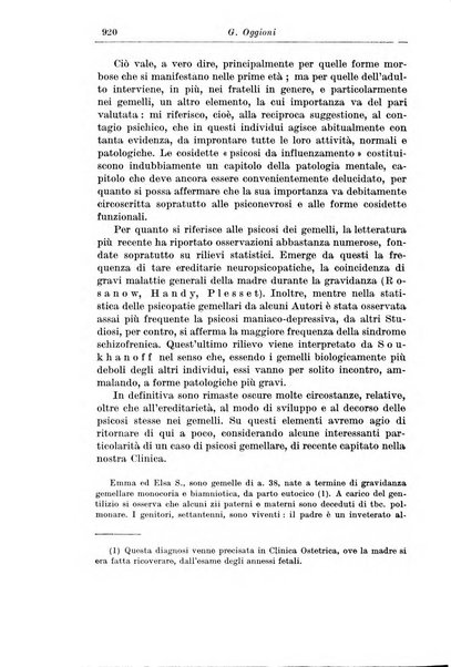 Rassegna di studi psichiatrici