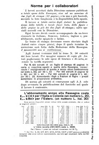 Rassegna di studi psichiatrici