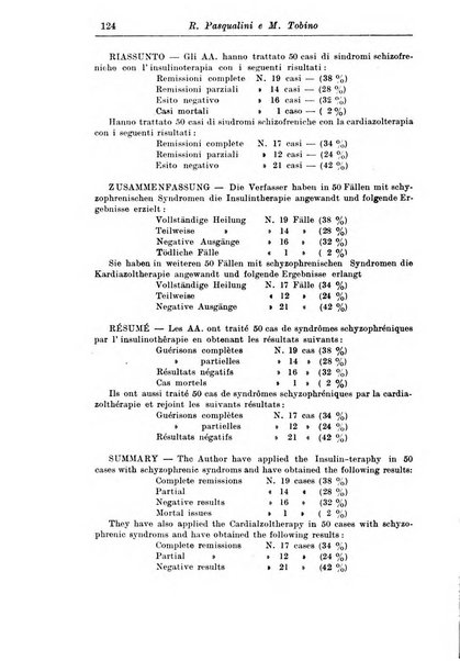 Rassegna di studi psichiatrici