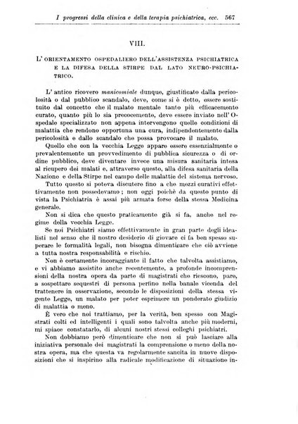 Rassegna di studi psichiatrici