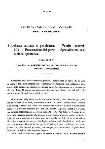 Annali di ostetricia e ginecologia