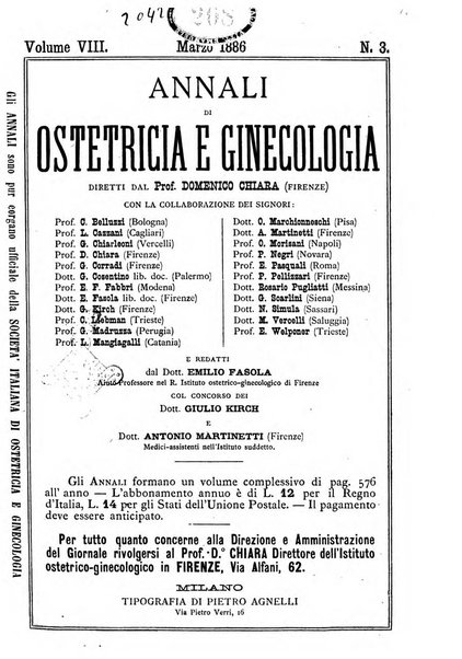 Annali di ostetricia e ginecologia