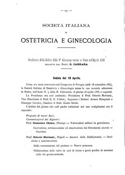 Annali di ostetricia e ginecologia