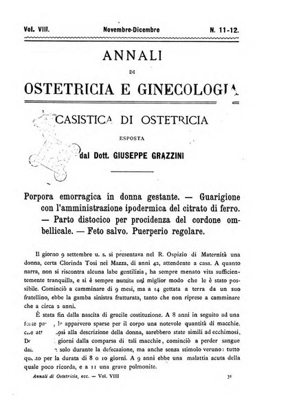 Annali di ostetricia e ginecologia