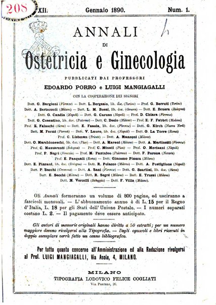 Annali di ostetricia e ginecologia