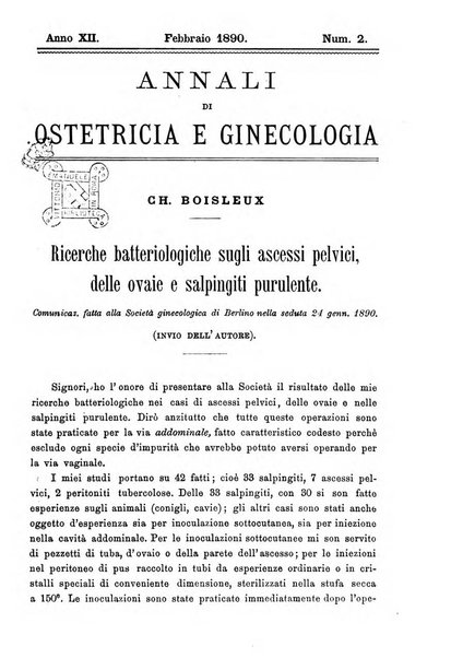 Annali di ostetricia e ginecologia