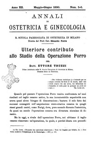 Annali di ostetricia e ginecologia