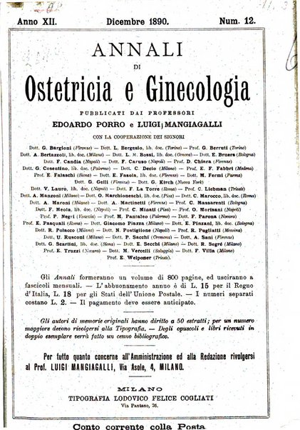 Annali di ostetricia e ginecologia