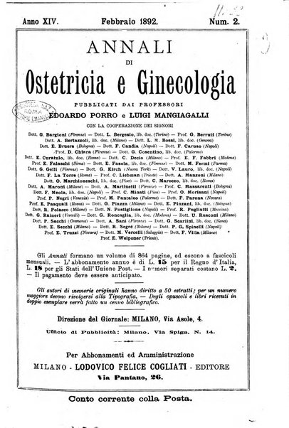 Annali di ostetricia e ginecologia