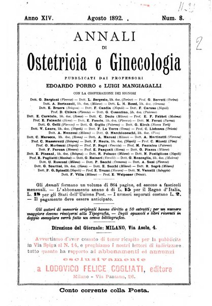 Annali di ostetricia e ginecologia