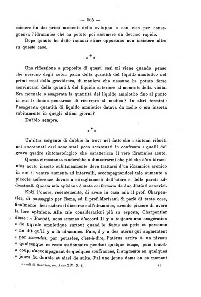 Annali di ostetricia e ginecologia