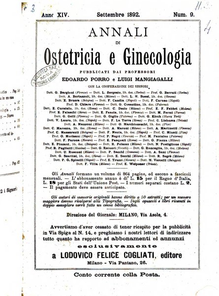 Annali di ostetricia e ginecologia