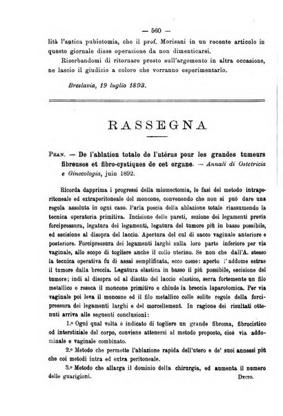 Annali di ostetricia e ginecologia