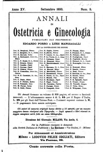 Annali di ostetricia e ginecologia