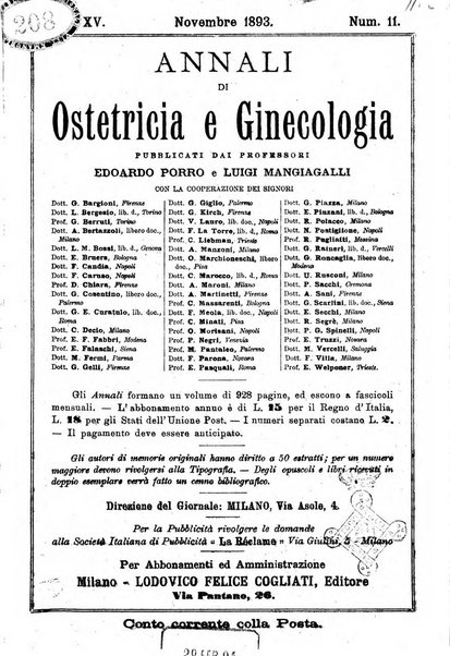 Annali di ostetricia e ginecologia