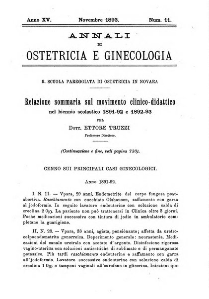 Annali di ostetricia e ginecologia