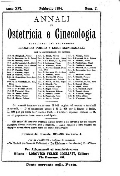 Annali di ostetricia e ginecologia