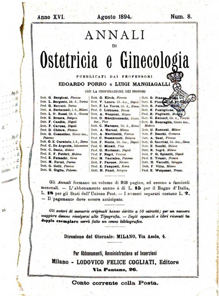 Annali di ostetricia e ginecologia