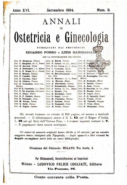 Annali di ostetricia e ginecologia