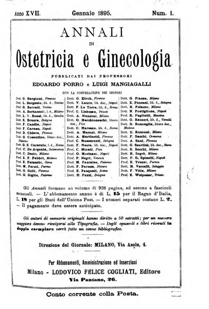 Annali di ostetricia e ginecologia