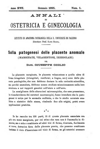 Annali di ostetricia e ginecologia