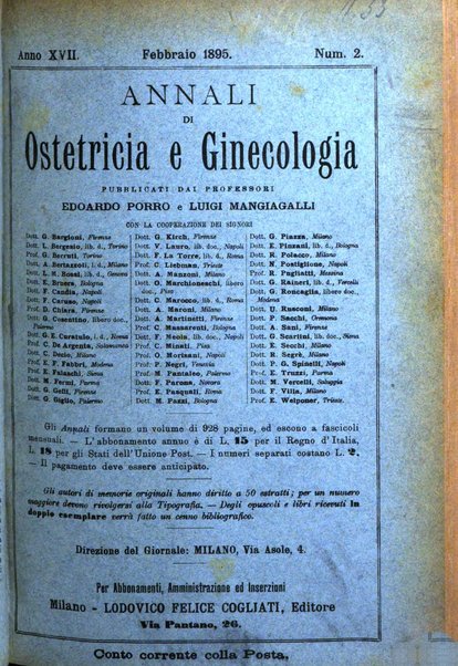 Annali di ostetricia e ginecologia