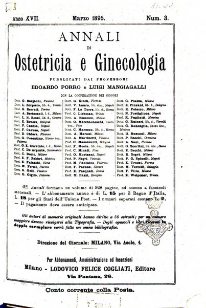 Annali di ostetricia e ginecologia