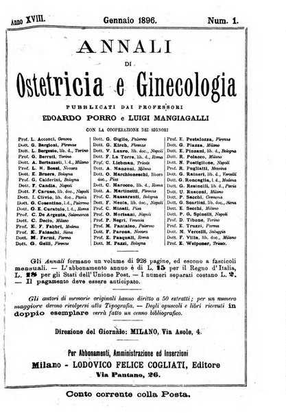 Annali di ostetricia e ginecologia