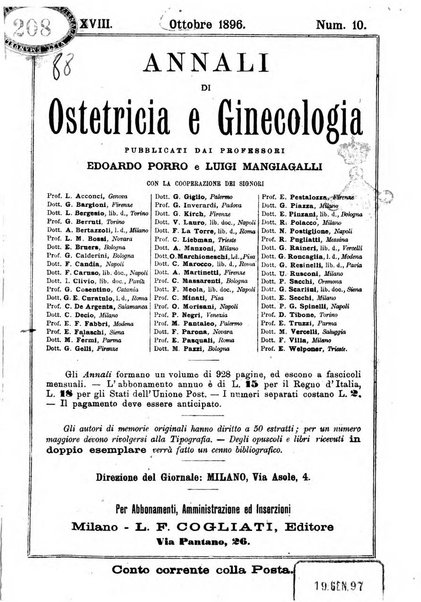 Annali di ostetricia e ginecologia