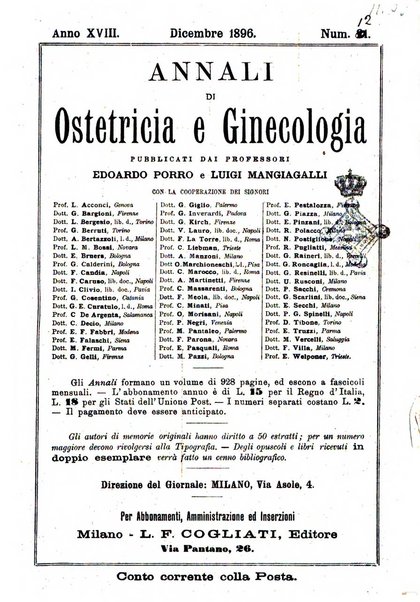 Annali di ostetricia e ginecologia