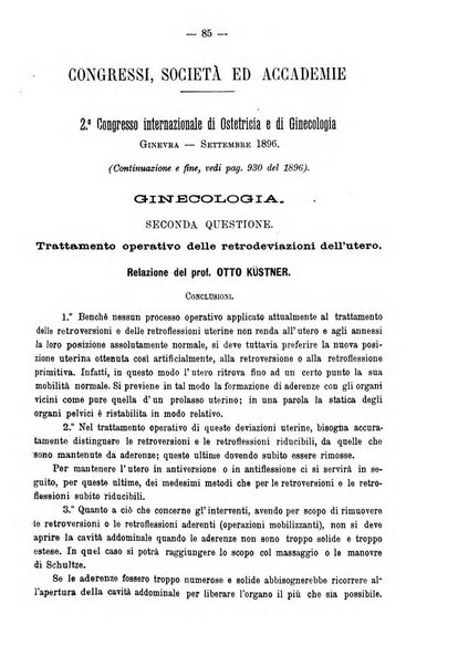 Annali di ostetricia e ginecologia