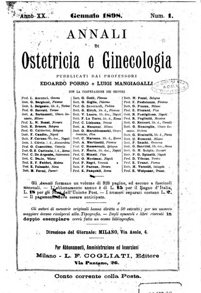 Annali di ostetricia e ginecologia