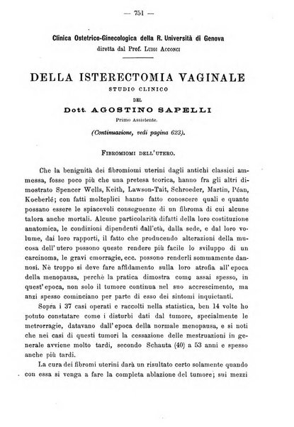 Annali di ostetricia e ginecologia