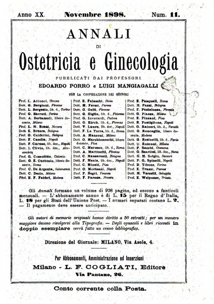 Annali di ostetricia e ginecologia