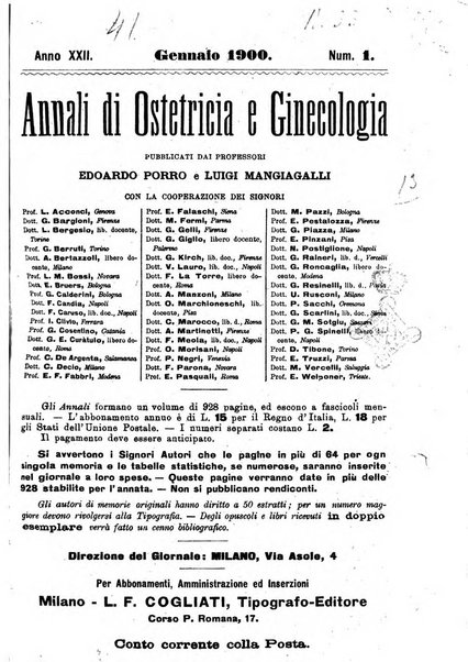 Annali di ostetricia e ginecologia