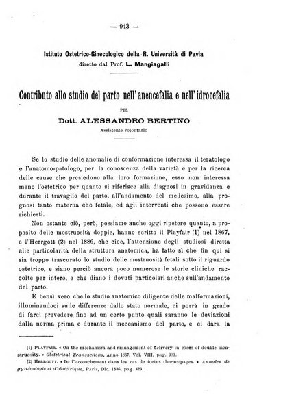 Annali di ostetricia e ginecologia