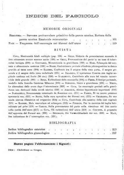 Annali di ostetricia e ginecologia