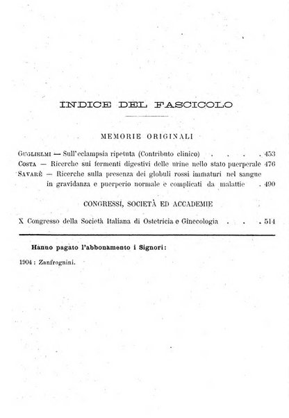 Annali di ostetricia e ginecologia