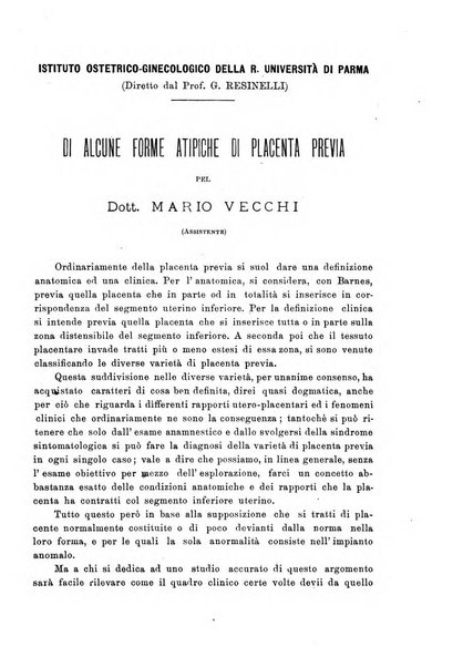 Annali di ostetricia e ginecologia